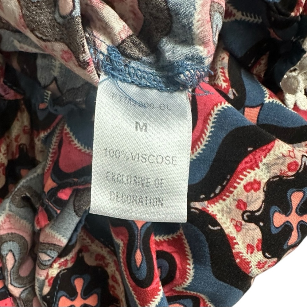 THML Multicolor Patterned Top,M - Picture 3 of 4